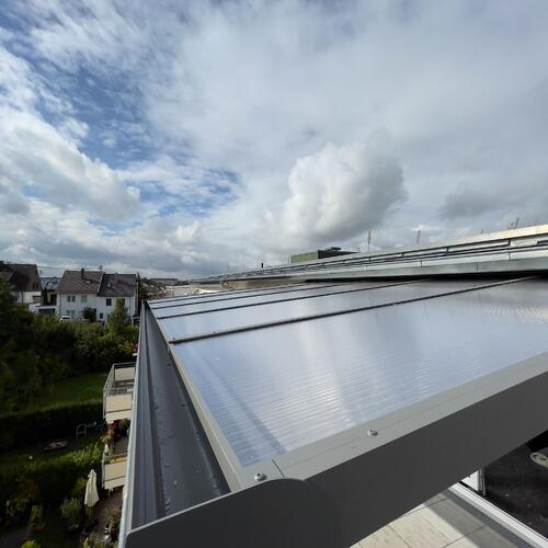 Klare Polycarbonatplatten