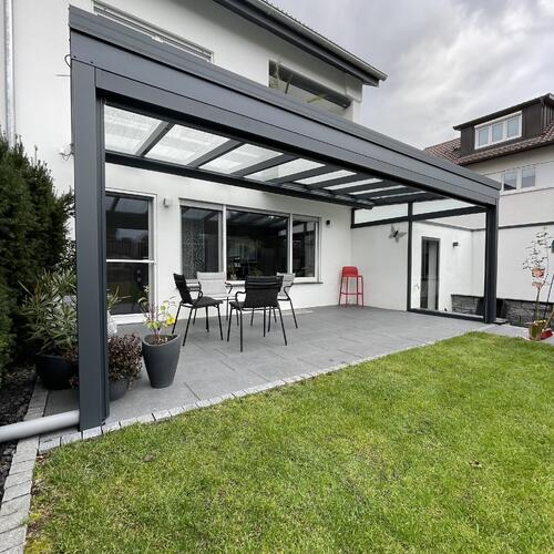 Terrassenüberdachung Gesamtansicht
