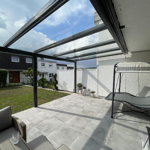 Terrassenüberdachung Murano Integrale Innenansicht